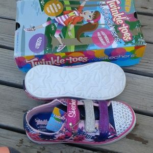 Skechers twinkle toes girls shoes size 1